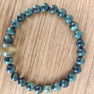 yeşim (nefrit) doğal taş bileklik – metal ayraçlı (kopya)