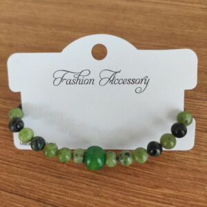 yeşim (nefrit) doğal taş bileklik – ahŞap ayraçlı 3 (kopya)