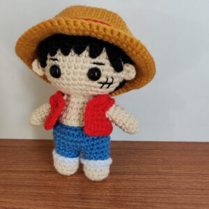 amigurumi doll luffy figürü