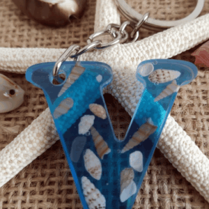 “açık mavi deniz” epoksi “f” harf anahtarlık (kopya)