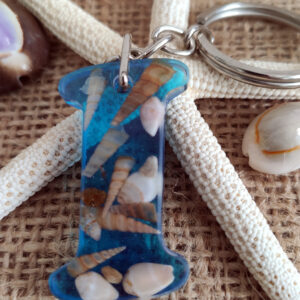 “açık mavi deniz” epoksi “d” harf anahtarlık (kopya)