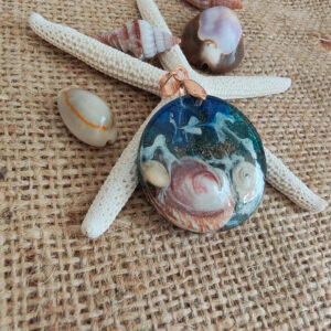 reçine kolye, hediye kolye, (hediyelik paket olarak kargolanır.) (kopya)