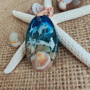 reçine kolye, hediye kolye, (hediyelik paket olarak kargolanır.)