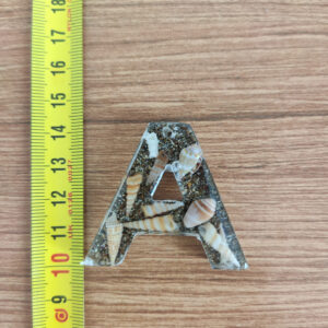 deniz kabuğu & kumlu harf "e" anahtarlık & kişiye Özel, hediye kutulu (kopya)