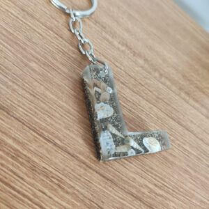 deniz kabuğu & kumlu harf "t" anahtarlık & kişiye Özel, hediye kutulu (kopya)