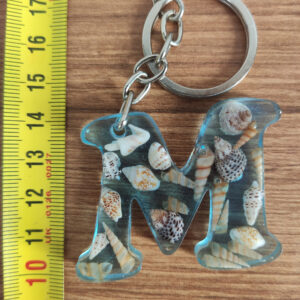 “açık mavi deniz” epoksi “g” harf anahtarlık (kopya)