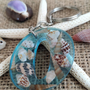 “açık mavi deniz” epoksi “j” harf anahtarlık (kopya)