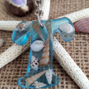 “açık mavi deniz” epoksi “o” harf anahtarlık (kopya)